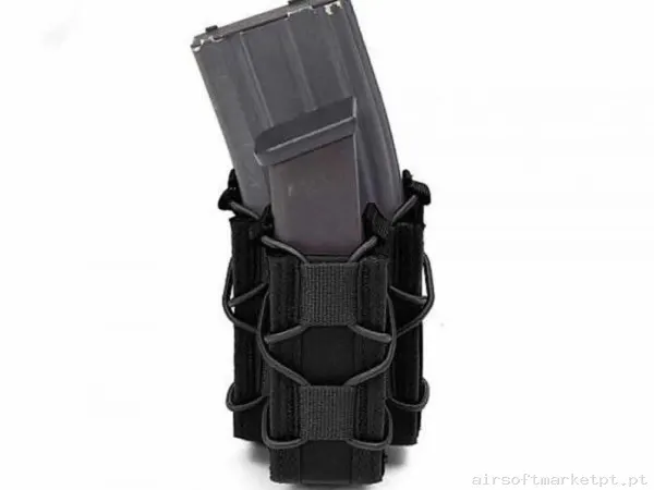 Pouch Magazine Pouch Universal+Pistola Warrior Assault Quick Mag preto — Coletes & Rigs — Airsoft Market PT
