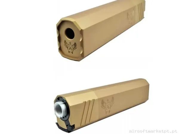 Silenciador Osprey 210 mm Tan — Supressores & Tracers — Airsoft Market PT