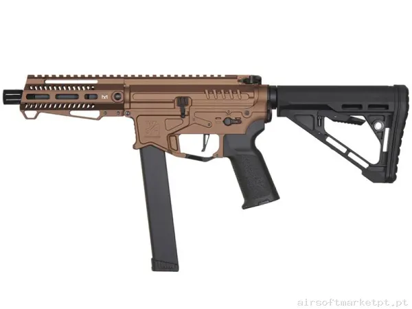 Réplica AEG M4 Zion Arms Pw9 Short Hand Guard ETU Bronze — Rifles de Assalto (AR/M4/AK) — Airsoft Market PT