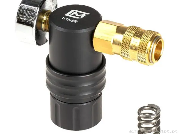 Regulador HPA Mancraft Mmr QD Eu 60-250 Psi preto — HPA & Linhas — Airsoft Market PT