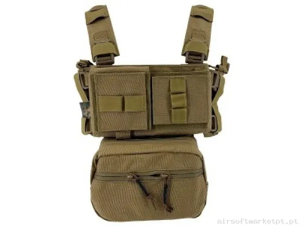 Mini Colete MPC Conquer Tan — Vestuário (Fardas) — Airsoft Market PT