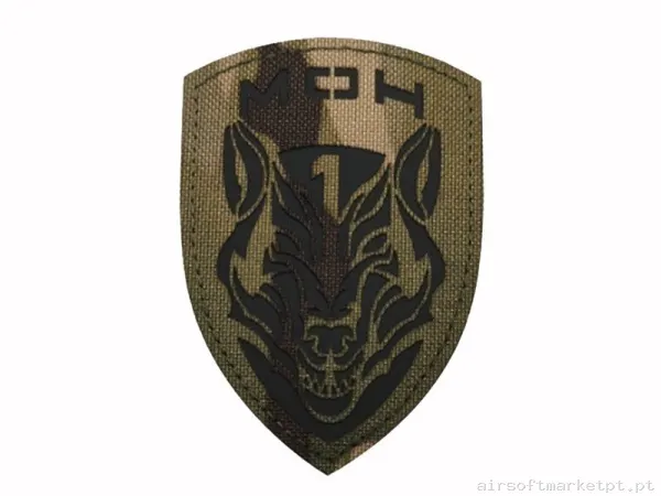 PARCHE DE TELA LOBO MULTICAM — Patches & Decoração — Airsoft Market PT