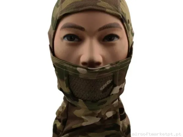 Máscara Proteção Balaclava Cygnus Armory Fullface Warrior Gen.2 Estilo multicam — Proteção Ocular & Facial — Airsoft Market PT