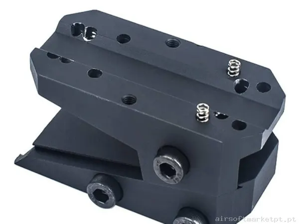 Montagem Externa RIS Aim-O Ajustável Altura T1/T2/Mro/Rmr preto — Acessórios & Componentes — Airsoft Market PT