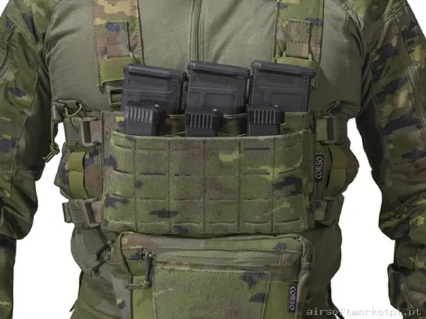 Chest Rig Corso Flint MK2 Láser Pixelado Boscoso — Coletes & Rigs — Airsoft Market PT