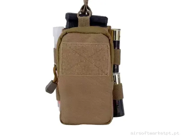POUCH - COYOTE/ TAN 8FIELDS SINGLE RIFLE MAG/MINI GP — Coletes & Rigs — Airsoft Market PT