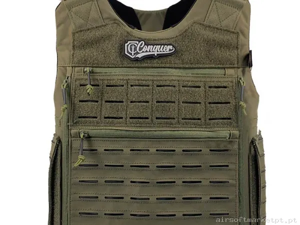 Colete Bac Conquer Ranger Green — Coletes & Rigs — Airsoft Market PT