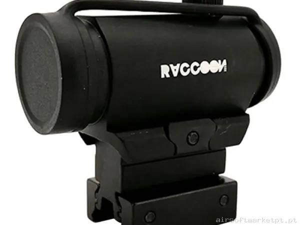 Mira Ponto vermelho T1 Raccoon Rrd008 negro — Miras & Ópticas — Airsoft Market PT