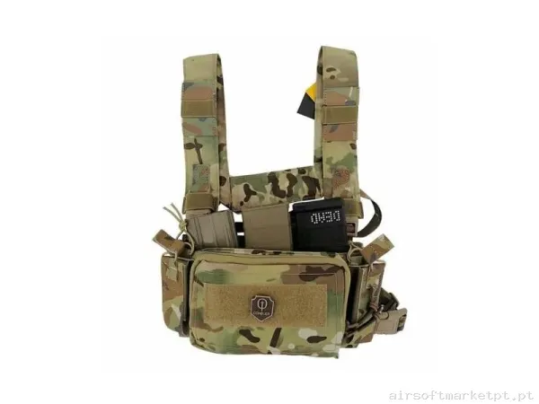 Chaleco Micro Chest Rig Conquer Multicam — Coletes & Rigs — Airsoft Market PT