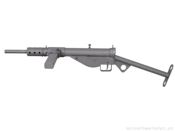 Réplica AEG Specna Arms Retro Sten Mk.ii X-Asr negro — Rifles de Assalto (AR/M4/AK) — Airsoft Market PT