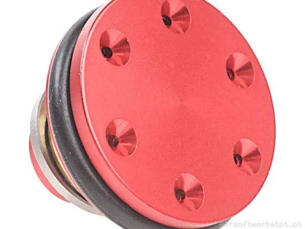 Cabeça de Pistão Interno AEG Shs Super Shooter Pt0003 Alumínio vermelho — Peças Internas (AEG) — Airsoft Market PT