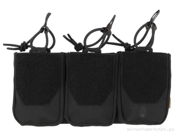 Pouch Magazine Pouch Triplo M4/Ak Ragnar Valhalla System Insert Frey M4/Ak Triplo negro — Coletes & Rigs — Airsoft Market PT