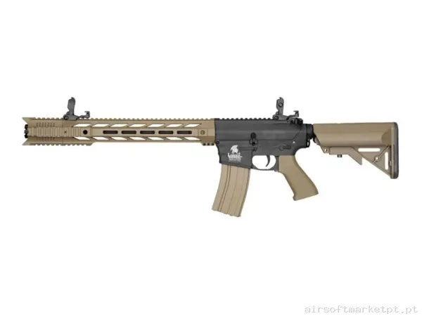 LT-25 G2 M4 SPR Interceptor Tan/Negra Lancer Tactical — Rifles de Assalto (AR/M4/AK) — Airsoft Market PT
