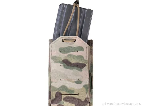 Bolsa Magazine Pouch M4 Warrior Assault Laser Cut Single Bungee Open Top multicam — Coletes & Rigs — Airsoft Market PT