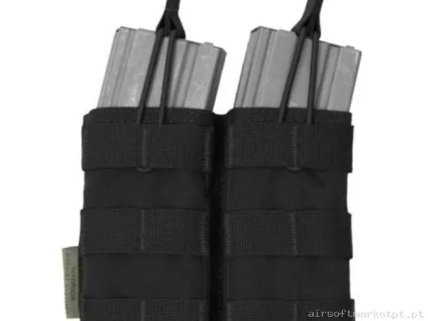 Mochila Magazine Pouch Doble M4 Warrior Assault Open Top preto — Coletes & Rigs — Airsoft Market PT
