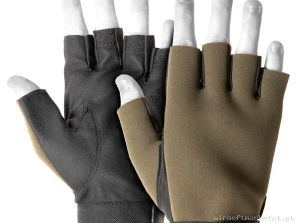 Luvas Invader Gear Half Finger Shooting Gloves verde od — Gear Táctico — Airsoft Market PT