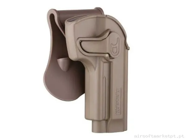 Coldre 360º Beretta 92 Amomax Tan — Acessórios & Componentes — Airsoft Market PT