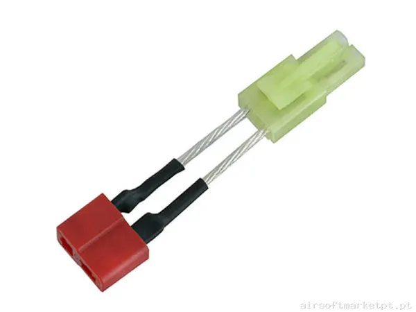 Interno Adaptador T-Plug Fêmea a Mini Tamiya Macho Ipower — Peças Internas (AEG) — Airsoft Market PT