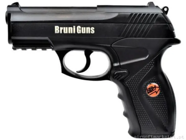 Airgun CO2 4.5mm Pistola Bruni C11 BR-305P negro — Pistolas — Airsoft Market PT