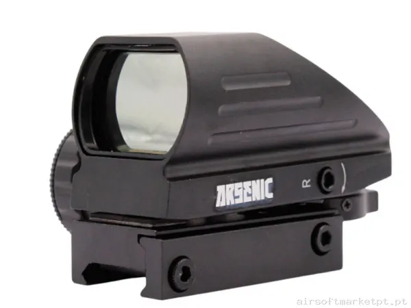 Red Dot Multireticula Arsenic Reticular Argon AS103 negro — Miras & Ópticas — Airsoft Market PT