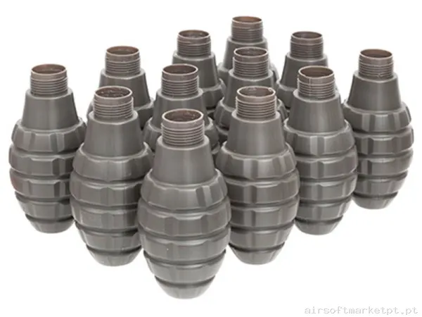 Consumível Granada Carcasa Thunder B Piña Hakkotsu Pack 12u — Grenades & Lançadores — Airsoft Market PT