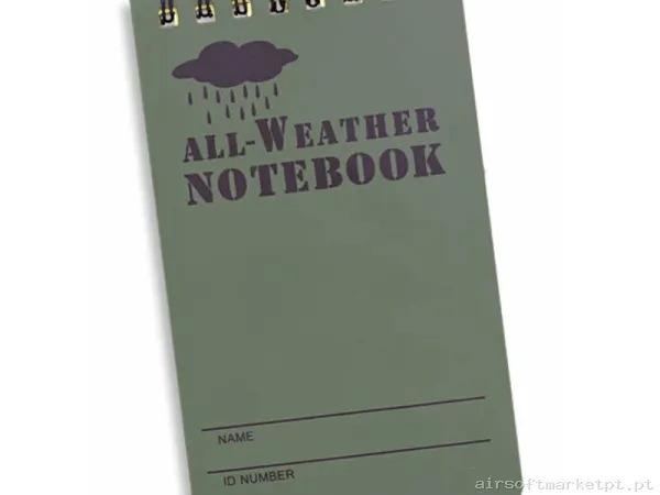 Caderno Impermeável Barbaric Waterproof Pequeno verde od — Vestuário (Fardas) — Airsoft Market PT