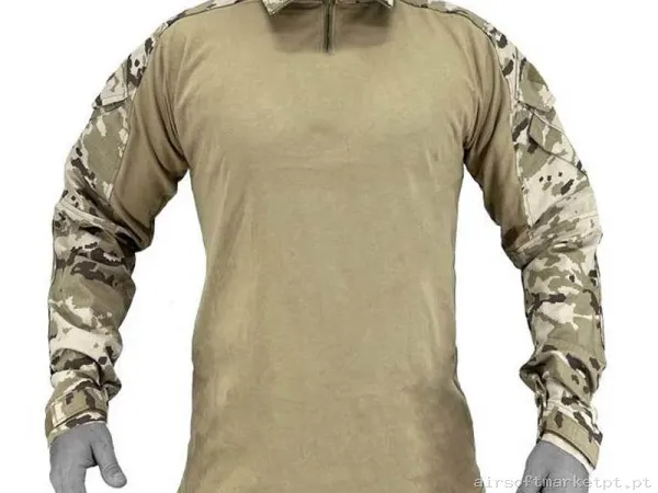Camiseta de Combate Conquer Dlx Shirt Arido Pixelado — Vestuário (Fardas) — Airsoft Market PT