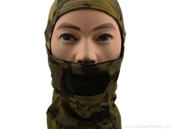 Máscara de Proteção Balaclava Cygnus Armory Fullface Warrior Gen.2 Estilo multicam Tropic — Proteção Ocular & Facial — Airsoft Market PT