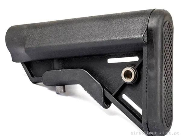 Externo Coronha Crane Stock Evolution for Recon M4 negra — Acessórios & Componentes — Airsoft Market PT