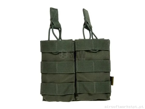 Pouch M4 Molle Doble Delta Tactics - OD Verde — Coletes & Rigs — Airsoft Market PT