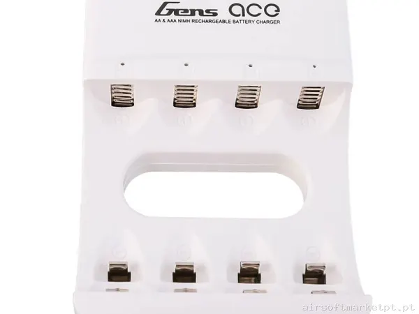 Carregador Pilhas Lítio Gens Ace Aa/Aaa Nimh — Carregadores / Magazines — Airsoft Market PT