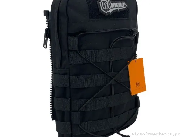 Conquer Mt Zip Backpack Negro — Coletes & Rigs — Airsoft Market PT