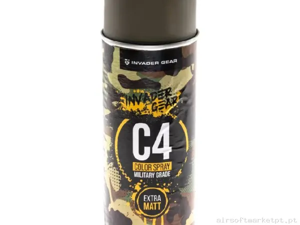 Pintura Spray Invader Gear C4 Mil Grade Cor Ral0804010 — Outros — Airsoft Market PT
