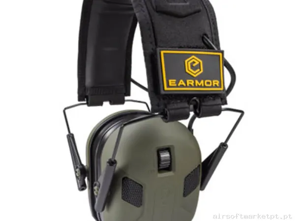 Protetor Auditivo Earmor M300x verde Fg — Rádios & Comunicação — Airsoft Market PT