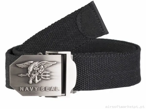 Cinturão tático Mil-Tec Navy Seal 38mm negro — Gear Táctico — Airsoft Market PT