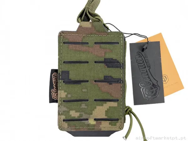 Pouch Magazine Pouch M4 Conquer Open Top Boscoso Pixelado — Coletes & Rigs — Airsoft Market PT