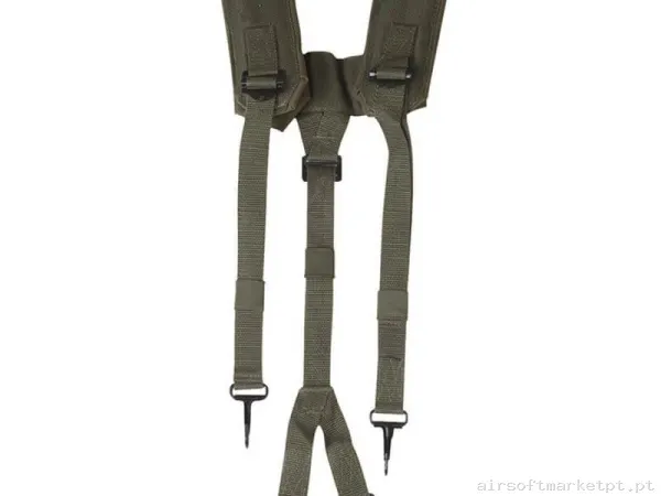 Tirantes Mil-Tec Lc2 Suspenders verde od — Gear Táctico — Airsoft Market PT