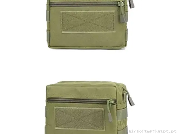 POUCH PORTA ACCESORIOS MULTIUSOS VERDE OD — Coletes & Rigs — Airsoft Market PT