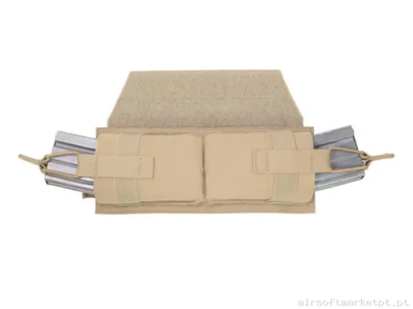Pouch Magazine Pouch Doble M4 Warrior Assault Horizontal Velcro Mag coyote tan — Coletes & Rigs — Airsoft Market PT