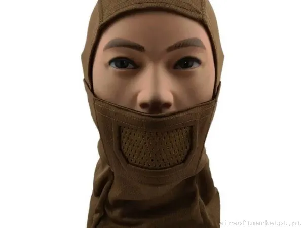 Máscara de Proteção Balaclava Cygnus Armory Fullface Warrior Gen.2 coyote — Proteção Ocular & Facial — Airsoft Market PT
