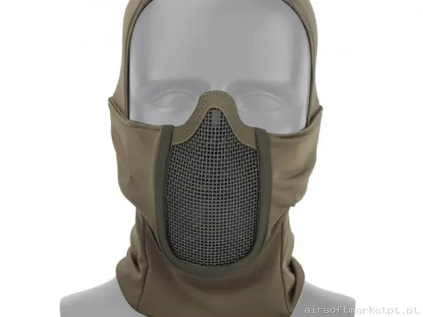 Máscara de Proteção Balaclava Wosport Shadow Fighter verde od — Proteção Ocular & Facial — Airsoft Market PT