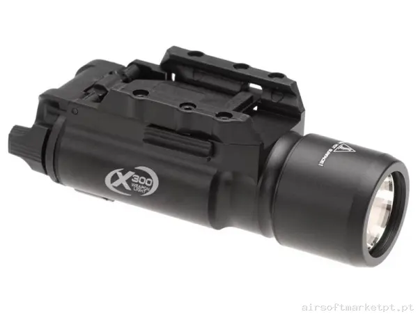 Lanterna Tática Wadsn X300 preta — Lanternas & Lasers — Airsoft Market PT