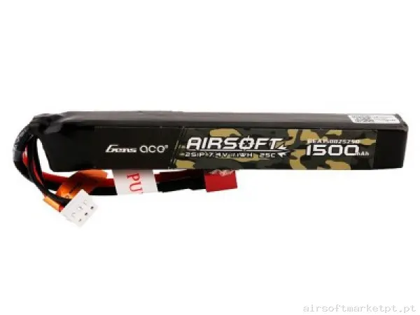Batería LI-PO 7,4/1500 Gens Ace — Baterias & Carregadores — Airsoft Market PT