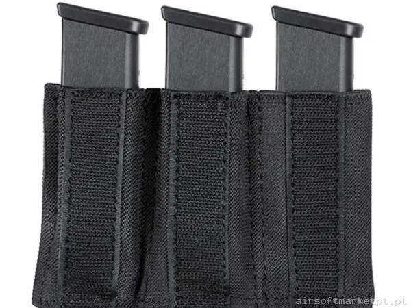 Pouch Magazine Pouch Triplo Pistola Oem Insert negro — Carregadores / Magazines — Airsoft Market PT