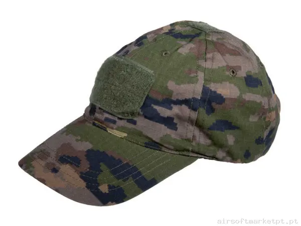 Boné de Beisebol Velcro Delta Tactics Camuflado Pixelado — Proteção Ocular & Facial — Airsoft Market PT