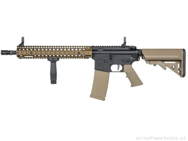 Réplica AEG M4 Specna Arms Mk18 Daniel Defense SA-P26 Prime Aster II ETU Chaos Bronze — Rifles de Assalto (AR/M4/AK) — Airsoft Market PT