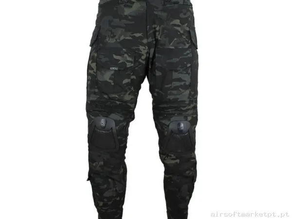 Pantalón Corso Blackbeard Combate Multicam Black - XL — Vestuário (Fardas) — Airsoft Market PT
