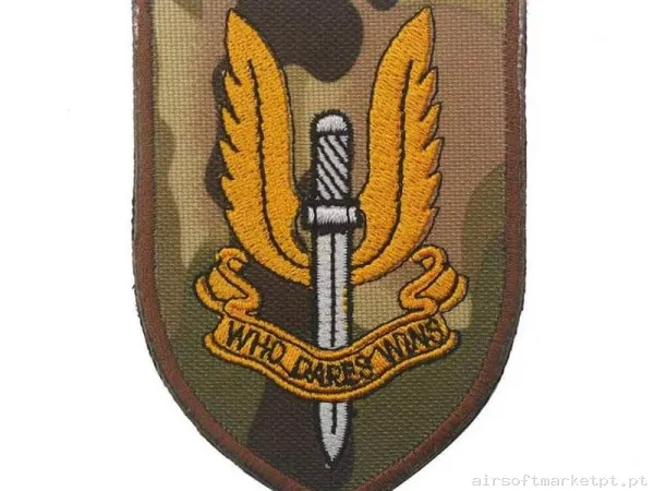Parche Tela Oem Sas Logo Estilo multicam F143 — Patches & Decoração — Airsoft Market PT