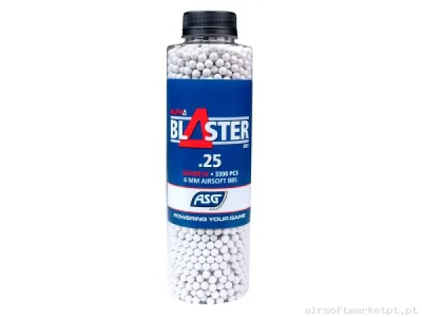 Bbs muniçao 0,25 PVC Alpha Blaster ASG — Munição (BBs) — Airsoft Market PT