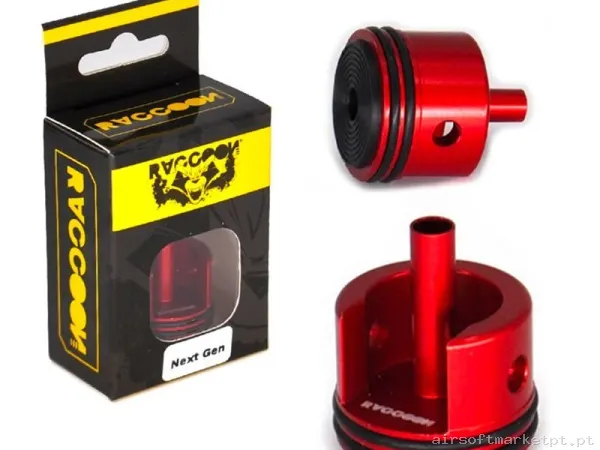 Cabeza de cilindro cnc raccoon next gen aeg rh003 — Peças Internas (AEG) — Airsoft Market PT